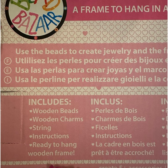 Fun Heart Frame and Bead Kit - Picture 5 of 7